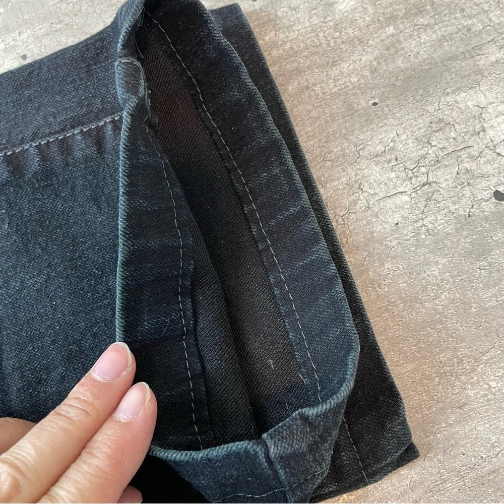 Lois Denim Straight Leg Jeans Womens 29 Black Excellent Stretch Mid Rise - Picture 9 of 11